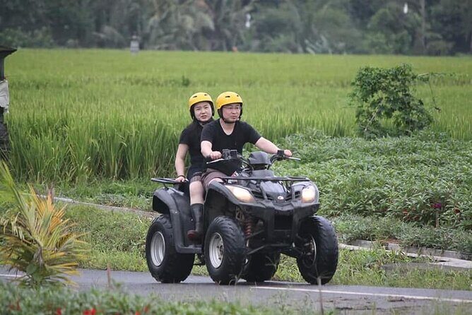 ATV Ride at Ubud Country Side Include Private Transport Hotel Pick-Up and Return - River crossings, bamboo forest, and a cave segment