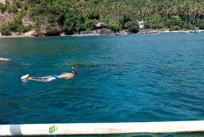 Bali ATV Quad Bike Adventure and Snorkeling Tour - Blue Lagoon Beach snorkeling: clear water and coral-life time