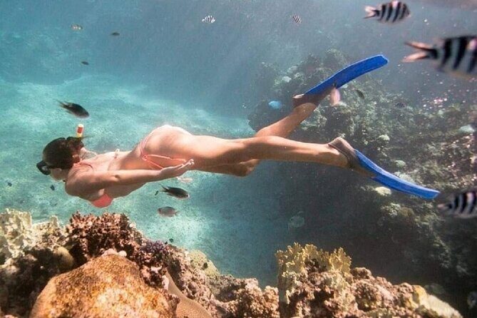 Bali ATV Quad Bike Adventure and Snorkeling Tour - Padang Bai and the boat snorkeling feel