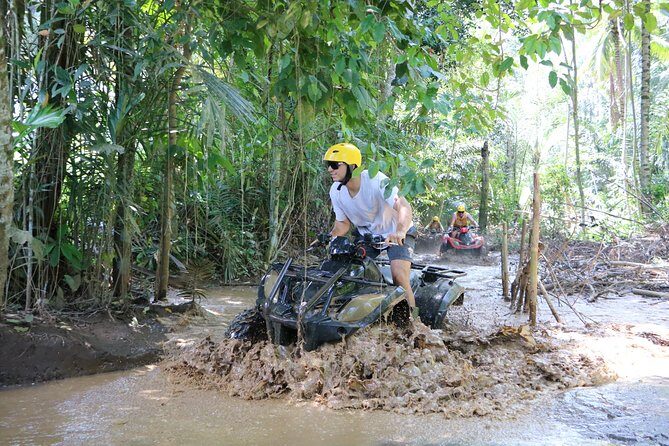 Bali ATV Ride Combo Bali Rafting best fullday tour Package - Bongkasa ATV Ride: Mud Tracks, Rice Fields, and Jungle Views