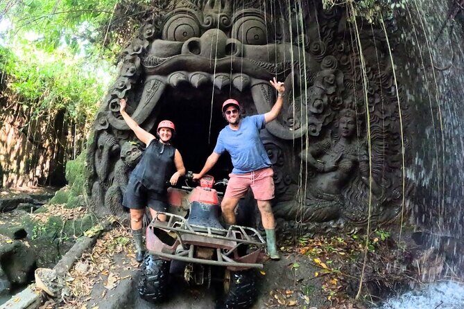 Bali ATV Ride Ubud Waterfall, Ricefield,River,Barong Cave, Lunch - Quick highlights