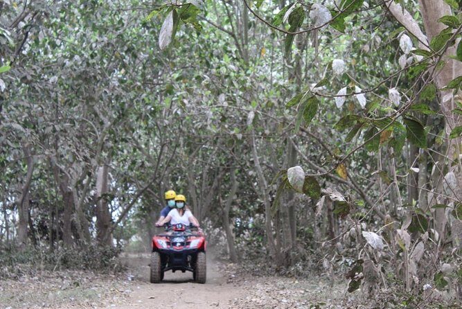 Bali Atv Riding through Cave and Waterfall - ATV Setup: 250CC Power, Helmet, and Gum Boots