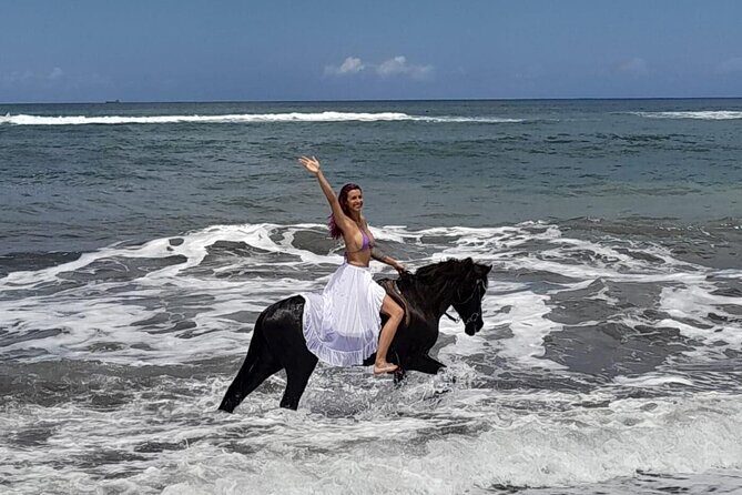 Bali Horse Riding Trot & Canter Saba Beach with Local Temple - Key things to know before you go