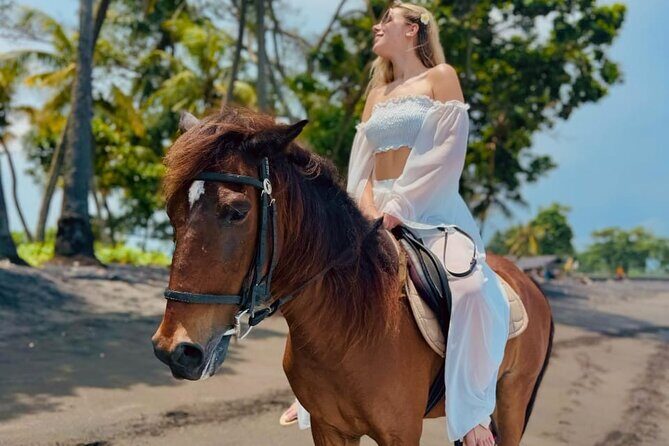 Bali Horse Riding Trot & Canter Saba Beach with Local Temple - FAQ