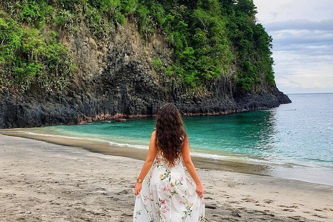 Bali Sky Gate and Water Palace - Virgin Beach: a calm coastal finish with a sun bed