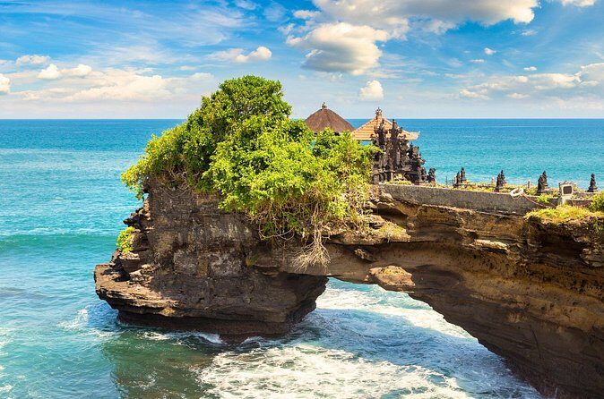 Bali Tana Lot Half day Sunset - Stop 1: Tanah Lot Temple at golden hour
