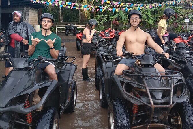 Best Of Ubud Rafting And ATV Quad Bike Adventure Tour - Stop 1: Ride Bali Adventure ATV Ride Through Rice Fields and Toward the River