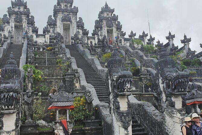 East Bali's Icons Tour Lahangan sweet Sunrise And Gate of Heaven - Gate of Heaven at Lempuyang Temple: getting the split-gate framing right