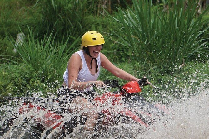 Experience Private Quad Bike and Jungle Swing in Bali Indonesia - The ATV ride through rice, bamboo, jungle trails, villages, and tunnels