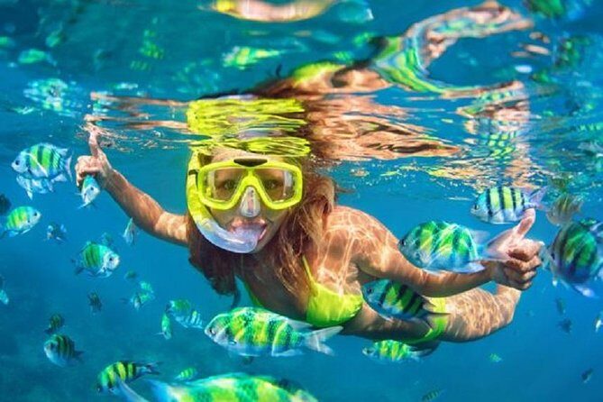 Gates of Heaven Temple and Blue Lagoon Snorkeling with All-inclusive - Lunch at Topi Inn: included fuel for a long day