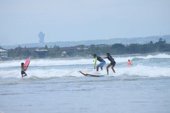Group surf lesson by Malu Surf Bali - Why This Beginner Setup Works for Adults and Kids