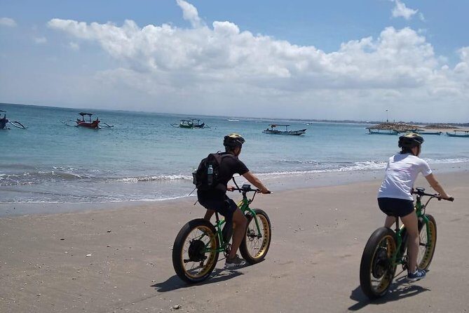 Kuta Beach eBike Private Tour - Kuta beachfront riding: German Beach, boardwalk, and sea-temple vibes