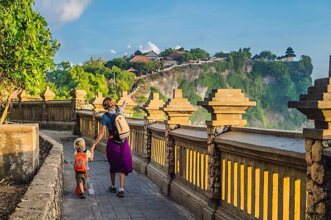 Private Tour: Half Day Uluwatu Tour - Cliffside Uluwatu Temple: the view from 250 feet up