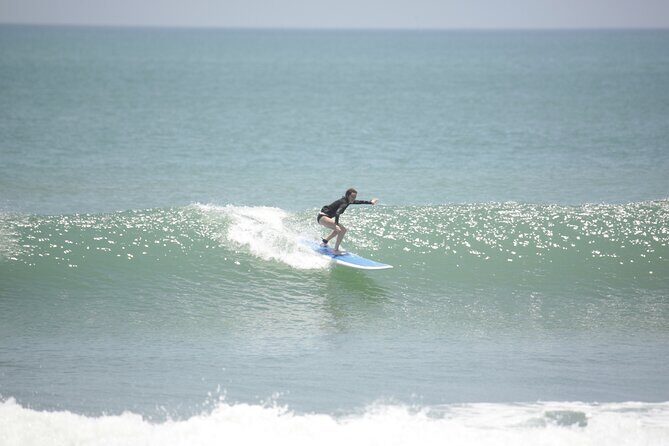 Surfing Activity with Beginner and Intermediate Lesson - Intermediate Surf Lesson (About 90 Minutes): Green-Wave Goals and Lineup Practice