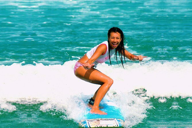 Surfing Group Lesson Level 1 Beach Surfer - Your five-day plan: theory plus real water time