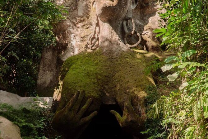 Ubud Bali ATV Quad Bike Legong Temple cave with Lunch and Pool - Waterfalls, Rainforest, and River Carvings: What You’re Actually Seeing