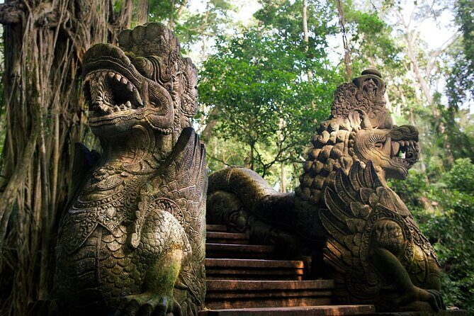 Ubud Iconic Full Day Tour Monkey Forest Rice Terraces Waterfalls - Ubud Palace (Puri Saren): Traditional Balinese Architecture in 30 Minutes