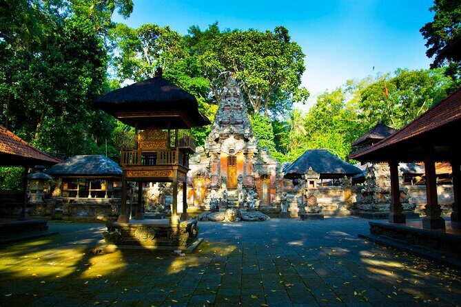 Ubud Iconic Full Day Tour Monkey Forest Rice Terraces Waterfalls - Tegenungan Waterfall: Cool Off, Then Wrap the Day